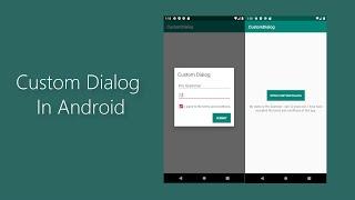 How to implement a custom dialog in Android