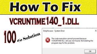 vcruntime140.1 dll missing  | Fix Vcruntime140.dll Is Missing Error | vcruntime140_1.dll missing