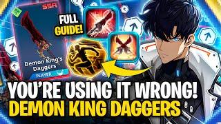 You're Using Demon King's Daggers WRONG! - Solo Leveling Arise