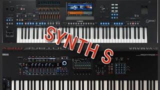 Arranger Keyboard Vs. Workstation Synthesizer- Review and Demo. Yamaha Genos2 Vs. Montage M8x.