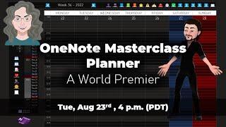 OneNote Masterclass Planner 2022-2023 World Premier! | Complete life management in OneNote