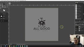 Changing the color of a logo to a solid color in Gimp