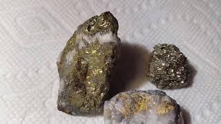 Gold vs Pyrite & Chalcopyrite  .