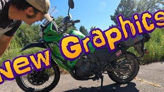 New Graphics for my KLR 650!  How to Wrap Yours!