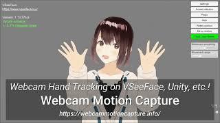 Hand Tracking With Only Webcam on VSeeFace! - VMC Protocol is supported on Webcam Motion Capture