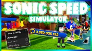 *NEW* Sonic Speed Simulator SCRIPT (PASTEBIN) (Inf Levels , Auto Farm)