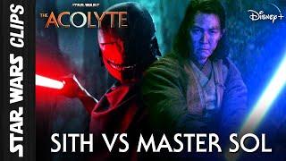 Sith Lord vs Jedi Master Sol | Star Wars Clips