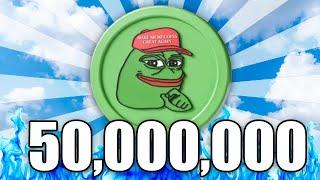 What 50,000,000 PEPE Coins Will Be Worth in 2025...