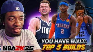 THESE ARE THE TOP 5 GUARD BUILDS ON NBA 2K25! BEST BUILDS TO MAKE FROM COMMUNITY DAY (6'3, 6'6, 6'8)