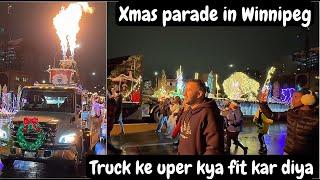 First time itna Decorate TRUCK dekha Christmas Parade pe  | 673