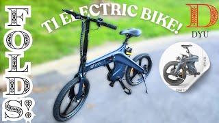 DYU T1 Electric Bike That Folds Overview!