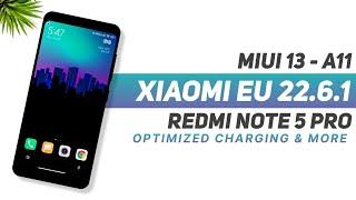 MIUI 13 Xiaomi EU 22.6.1 For Redmi Note 5 Pro | Android 11 | Optimized Charging | June Security