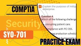 CompTIA Security+ SY0-701 Practice test OBJ 2.5