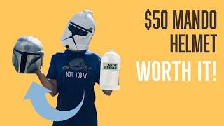 MANDO HELMET WIN | $50 Star Wars Mandalorian Helmet Review