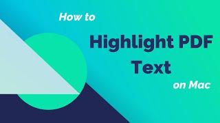 How to Highlight PDF Text on Mac | PDFelement 7