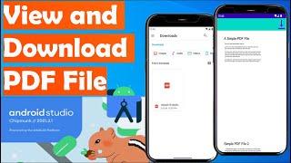 view and download pdf file in android studio 2023