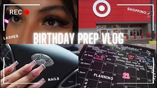 BIRTHDAY PREP VLOG  (Nails, Lashes, Shopping, etc.) | Kiaraliz Mar