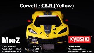 KYOSHO MINI-Z RWD CHEVROLET® CORVETTE® C8.R Yellow