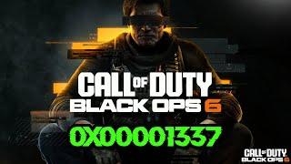 Call of Duty Black Ops 6 Error 0x00001337 (0) N The Application Has Unexpectedly Stopped Working FIX