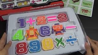 Unboxing and Review Number Robots For Toddlers and Kids! Fun Toys Learning Activities