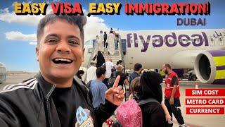 INDIA To DUBAI Guide | E Visa, Immigration, Sim, Currency, Metro Card | Complete info Hindi