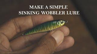 LURE MAKING MINI PENCIL SINKING WOBBLER