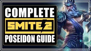 SMITE 2 Poseidon GUIDE | How to play - Where to play - What to build