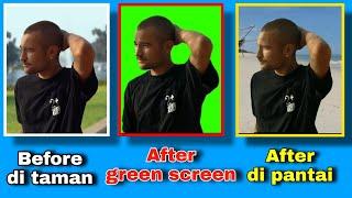 Cara merubah background video menjadi green screen