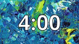 4 Minute Timer with Music | Abstract Timer