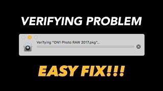 How to Fix the Verifying Problem in Mac