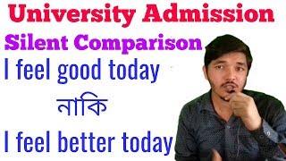 University Admission Preparation | Silent Comparison | Du,Ru,Ju,Cu | Nahid24