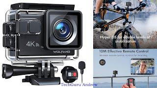 WOLFANG GA100 Action Camera 4K 30FPS 20MP