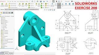 SolidWorks Tutorial for Beginners Exercise 208