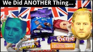 We Tried UK Treats! Trying UK Sweets! Matesers, Jammie Dodgers, Crunchie, Tonys Chocoloney And More