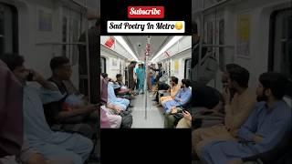 Sad Poetry In Metro Funny Reactions #prank #shorts