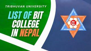 BIT College in Nepal Under Tribhuvan University(TU) | #BIT_IN_NEPAL