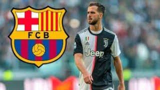 Miralem Pjanic ● Welcome to Barcelona ● 2020  large blue circle  red circle   Oficial Miralem Pjanic