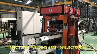 Multi Head Spot Welding Automation for Raised Floor