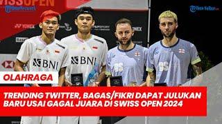 Trending Twitter, BagasFikri dapat Julukan Baru usai Gagal Juara di Swiss Open 2024