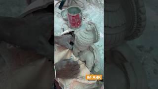 Ganesh Making at #Bhauraya Arts | #Solapur | Ganpati Making 2023 | #shorts #short #shortvideo #viral