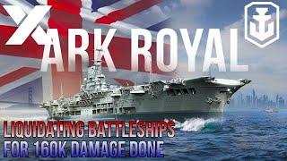 Ark Royal First Impressions (It's VERY Strong) | World of Warships: Legends