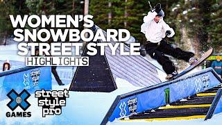 Greatest Moments from Women’s Snowboard X Games Street Style Pro