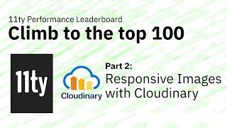 Implementing Cloudinary images for responsive images in 11ty