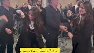 Yagmur Yuksel and Baris Baktas Farewell at Set