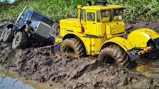 СЛОМАЛИ Кировец К-700! ... Американский грузовик Peterbilt 6х6 оказался надежней. RC OFFroad 4x4