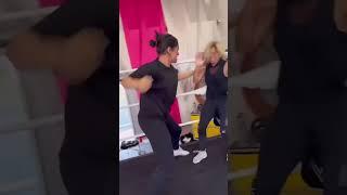 Raquel Rodriguez training in The Dungeon while on #WWE hiatus 