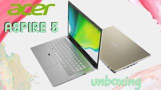 Best Budget Laptop Acer Aspire 5 (Gold) Unboxing + Setting Up | HSC Unboxing