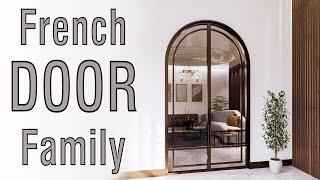  How to model Parametric Arched Double Doors in REVIT