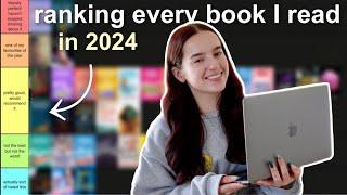 tier ranking 120+ books I've read in 2024 | bookmas day 2