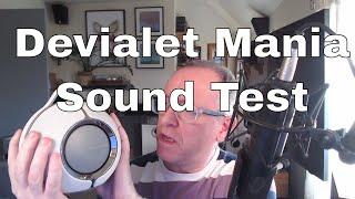 Devialet Mania Music  Audio Test Results